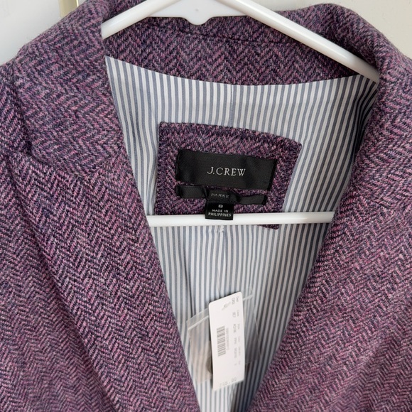 J.Crew Parke Blazer - Purple Herringbone - Picture 2 of 7